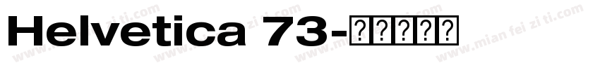 Helvetica 73字体转换